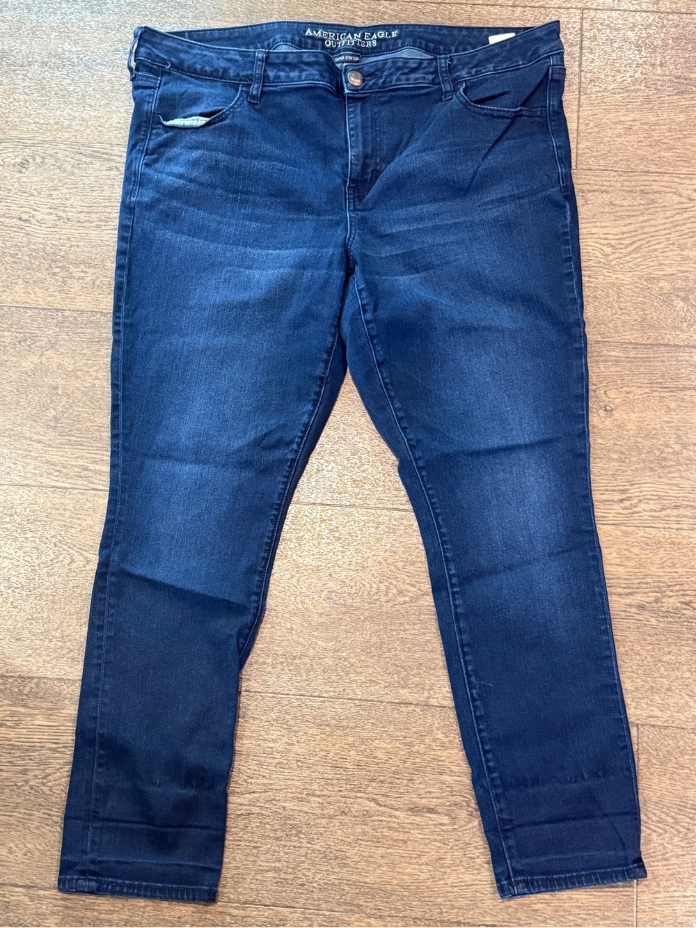American Eagle Outfitters Navy Blue Stretch Jeggings